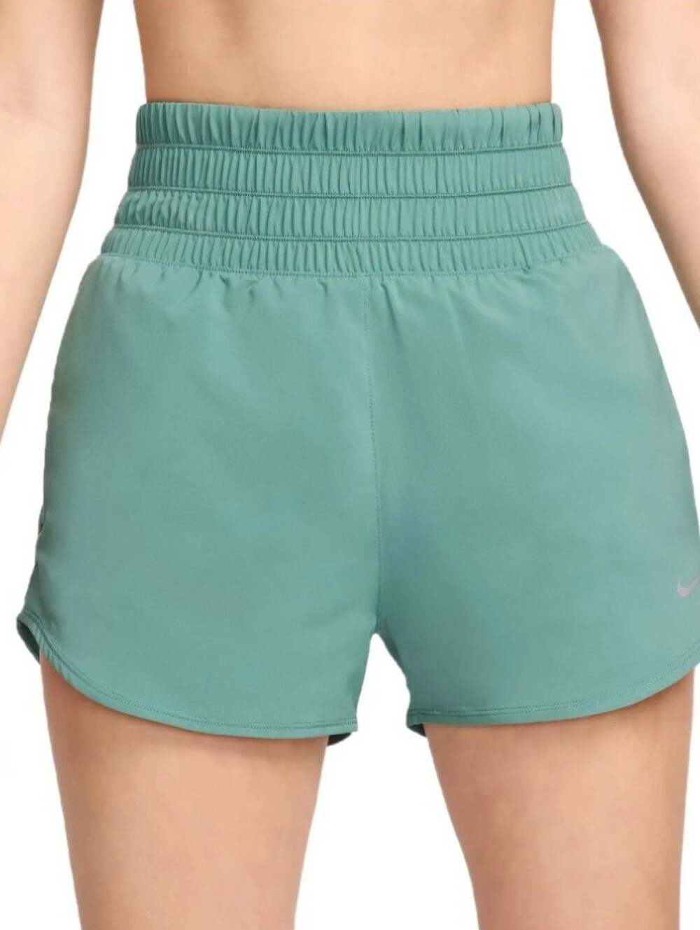 Nike Teal High-Waist Athletic Shorts